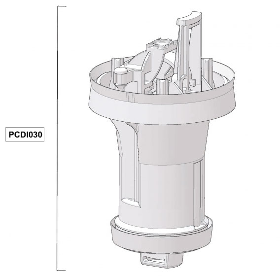 PCDI030VF - Teilbausatz Motor D3 Serie VF