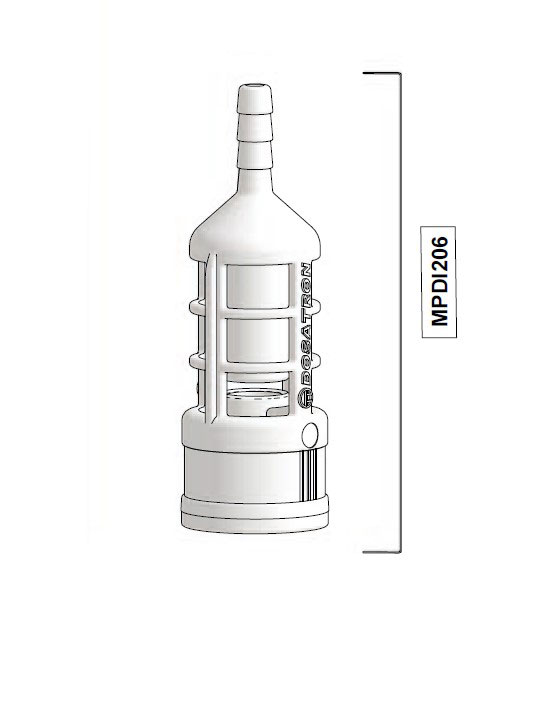 MPDI206 - Teilbausatz Saugfilter 6 x 8mm