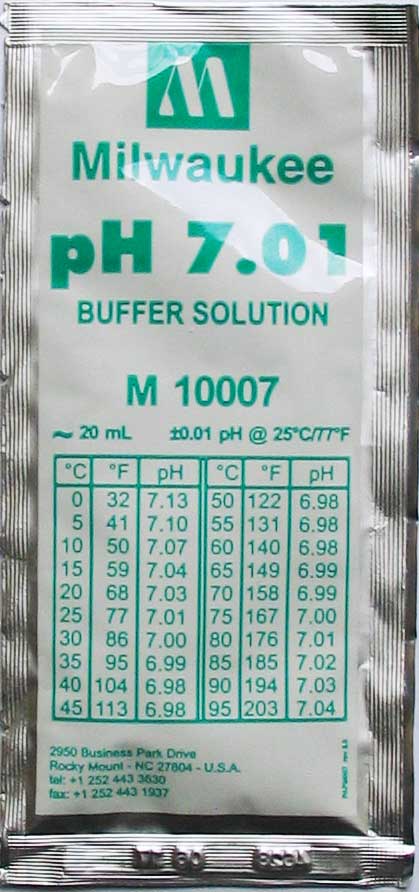 CMT Pufferlösung pH 7.01 20ml im Beutel