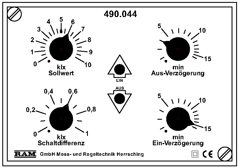 RAM Beleuchtungssteuergerät 490.044