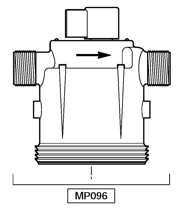 MP096 - Oberes Gehäuseteil für Dosatron D45 Serie komplett