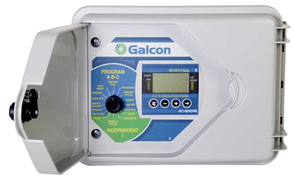 Galcon Bewässerungssteuerung 800248, 8 bis 24 Stationen 24VAC, mit Dünger- und Beleuchtungsprogramm