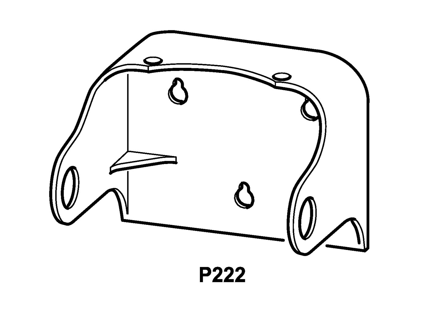 P222 - Wandhalterung Dosatron D45 Serie