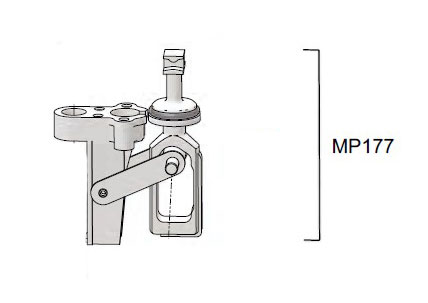 MP177VF - Bausatz Kippvorrichtung in VF D25 Serie