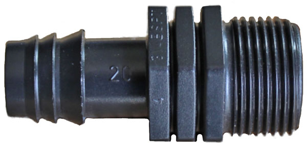 Netafim Steckverbinder 20 mm x ¾" AG - Steckverbinder