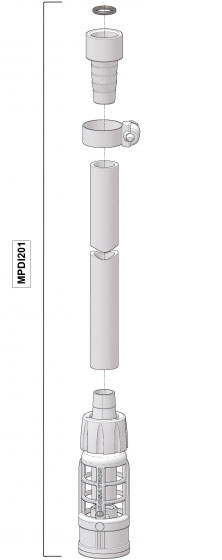 MPDI201 - Teilbausatz Saugpartie 12 x 16mm
